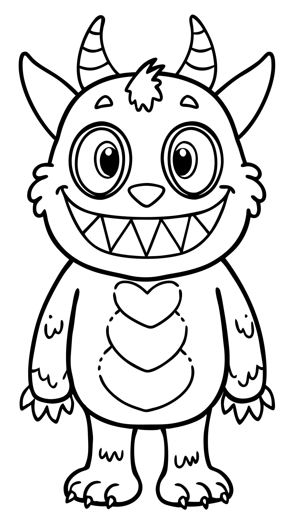 monster coloring pages